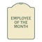 Signmission Employee of the Month Heavy-Gauge Aluminum Architectural Sign, 24" x 18", TG-1824-24104 A-DES-TG-1824-24104 - alternate 1